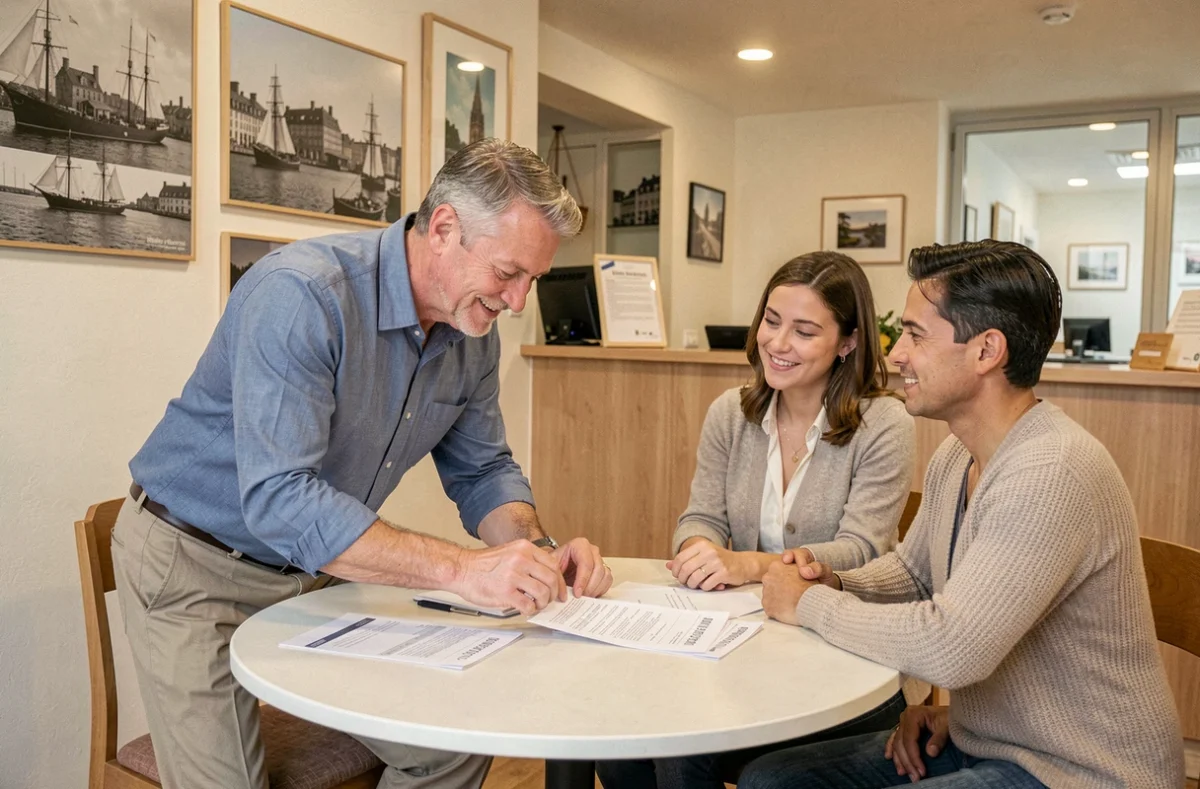 Courtier ACE Crédit au Havre accompagnant un couple dans leur dossier d'assurance de prêt immobilier